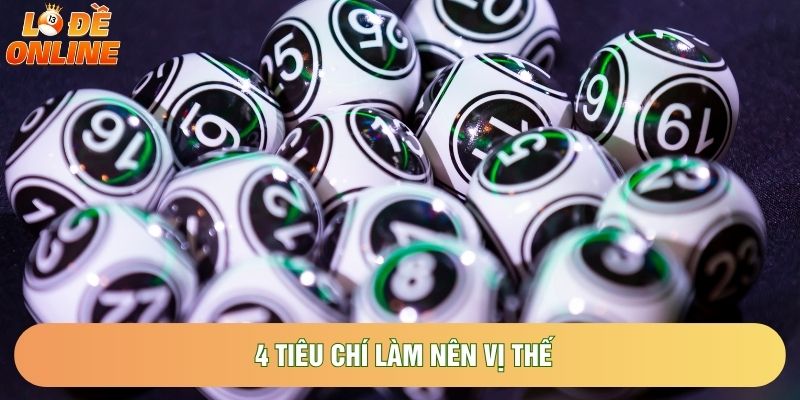 4 tiêu chí làm nên vị thế